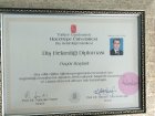 Dr. Öğr. Üyesi Özgür Başlarlı Diş Hekimi sertifikası