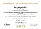 Uzm. Dr. Fatma Özel Dermatoloji sertifikası