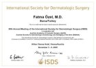 Uzm. Dr. Fatma Özel Dermatoloji sertifikası