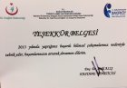 Dr. Öğr. Üyesi Hediye Dağdeviren Kadın Hastalıkları ve Doğum sertifikası