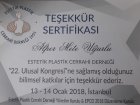 Op. Dr. Alper Mete Uğurlu Plastik Rekonstrüktif ve Estetik Cerrahi sertifikası