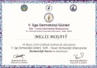 Uzm. Dr. Melis Mosavi Dermatoloji sertifikası