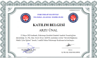Uzm. Kl. Psk. Arzu Ünal Psikoloji sertifikası