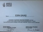 Dr. Psk. Esra Savaş Psikoloji sertifikası