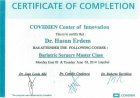 Doç. Dr. Hasan Erdem Genel Cerrahi sertifikası