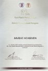 Op. Dr. Murat Ataseven Plastik Rekonstrüktif ve Estetik Cerrahi sertifikası