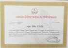 Pedagog Filiz Karalı Pedagoji sertifikası