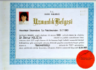 Prof. Dr. İlknur Kılıç Çocuk Sağlığı ve Hastalıkları sertifikası