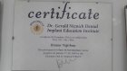 Dt. Binnur Toysal Yiğitbaşı Diş Hekimi sertifikası