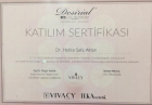 Op. Dr. Hatice Aktan Kadın Hastalıkları ve Doğum sertifikası