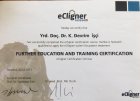 Doç. Dr. Devrim İşçi Diş Hekimi sertifikası