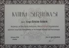 Dt. Ezgi Özkan Özben Diş Hekimi sertifikası