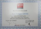 Dt. Erdoğan Ertek Diş Hekimi sertifikası