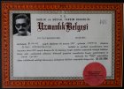 Prof. Dr. Naci Kostakoğlu Plastik Rekonstrüktif ve Estetik Cerrahi sertifikası