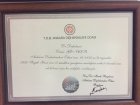 Dr. Dt. Deniz Bayraktaroğlu Gencer Diş Hekimi sertifikası