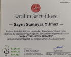 Psk. Sümeyra Yılmaz Psikoloji sertifikası