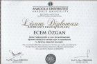 Uzm. Psk. Ecem Canbilek Psikoloji sertifikası