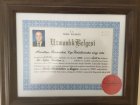 Op. Dr. İrfan Tarhan Kadın Hastalıkları ve Doğum sertifikası