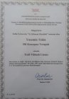Uzman Dil ve Konuşma Terapisti Yasemin Tekin Dil Konuşma Bozuklukları sertifikası