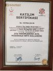 Dt. Fatma Çelik Diş Hekimi sertifikası