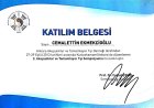 Dr. Cemalettin Ekmekcioğlu Geleneksel ve Tamamlayıcı Tıp sertifikası