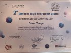 Op. Dr. Ömer Yonga Ortopedi ve Travmatoloji sertifikası