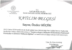 Uzm. Dr. Önder Küçük Çocuk ve Ergen Psikiyatristi sertifikası