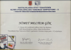 Dyt. Meltem Gök Diyetisyen sertifikası