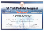 Uzm. Dr. C.Kübra Cenkçi Çocuk Sağlığı ve Hastalıkları sertifikası
