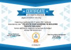 Dyt. Zeynep Aktaç Diyetisyen sertifikası