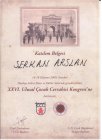 Doç. Dr. Serkan Arslan Çocuk Cerrahisi sertifikası