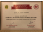 Op. Dr. Ersoy Taşpınar Genel Cerrahi sertifikası