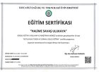Dt. Halime Savaş Diş Hekimi sertifikası