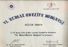 Uzm. Dyt. Hülya İmece Diyetisyen sertifikası