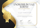 Psk. Güzin Akkoyun Psikoloji sertifikası