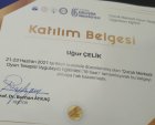 Uzm. Psk. Uğur Çelik Psikoloji sertifikası