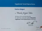 Uzm. Dr. Meral Argun Uslu Psikiyatri sertifikası