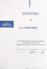 Dt. İlker Bora Diş Hekimi sertifikası