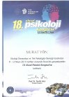 Uzm. Kl. Psk. Murat Yön Psikoloji sertifikası