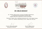 Uzm. Dr. Melis Mosavi Dermatoloji sertifikası