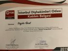 Dt. Ceyda Ünal Diş Hekimi sertifikası