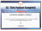 Uzm. Dr. Cevriye Kübra Cenkçi Çocuk Sağlığı ve Hastalıkları sertifikası