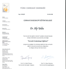 Doç. Dr. Alp Yıldız Genel Cerrahi sertifikası