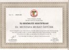 Op. Dr. Mustafa Murat Öztürk Plastik Rekonstrüktif ve Estetik Cerrahi sertifikası