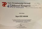 Uzm. Dt. Ece Çaycı Akkan Diş Hekimi sertifikası