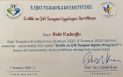Uzm. Kl. Psk. Nehir Kadooğlu Psikoloji sertifikası