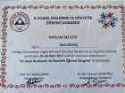 Dyt. Sıla Gümüş Diyetisyen sertifikası