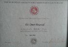 Prof. Dr. Ömer Bayezid Kalp Damar Cerrahisi sertifikası