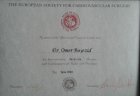 Prof. Dr. Ömer Bayezid Kalp Damar Cerrahisi sertifikası