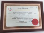 Dr. Dt. Savaş Güneş Diş Hekimi sertifikası